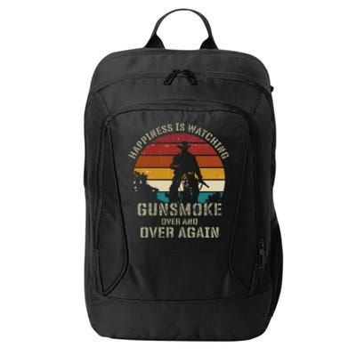 Happiness Is Watching Gunsmoke Over And Over Again Cowboys City Backpack