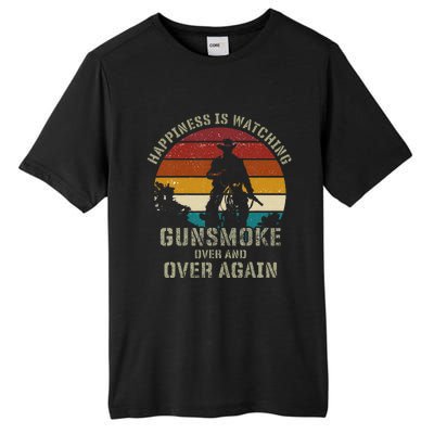 Happiness Is Watching Gunsmoke Over And Over Again Cowboys Tall Fusion ChromaSoft Performance T-Shirt