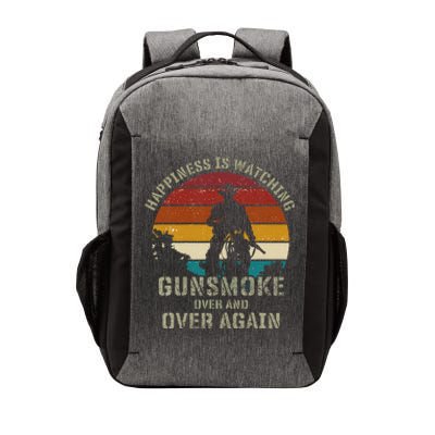 Happiness Is Watching Gunsmoke Over And Over Again Cowboys Vector Backpack