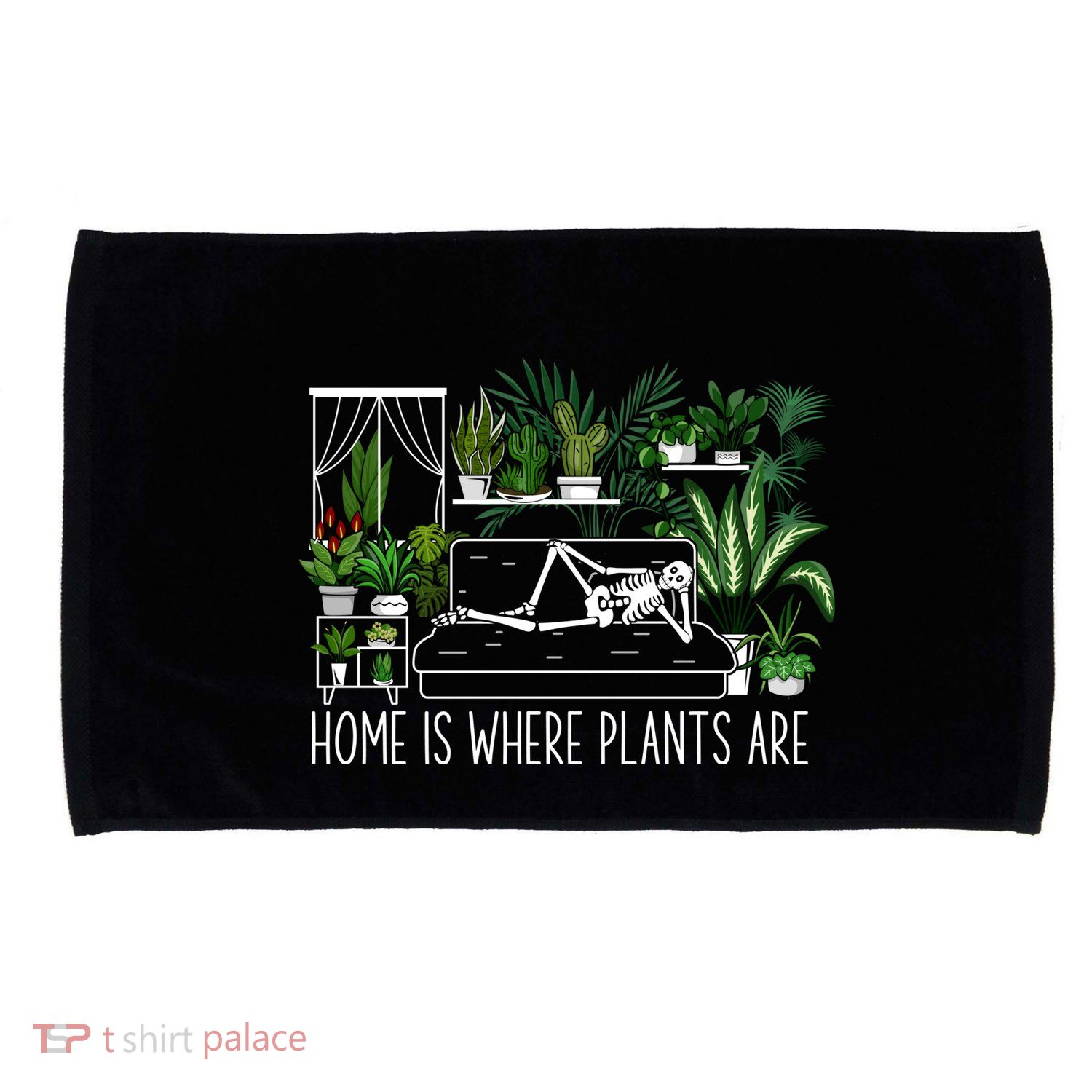 Home Is Where My Plants Are House Plant Microfiber Hand Towel