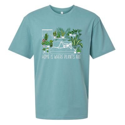 Home Is Where My Plants Are House Plant Sueded Cloud Jersey T-Shirt