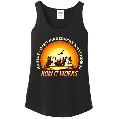 How It Works Sobriety 12 Step Aa Na Recovery Ladies Essential Tank