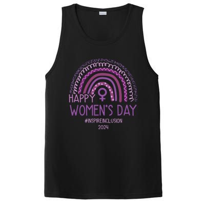 Happy International Women Day 2024 Purple Rainbow PosiCharge Competitor Tank