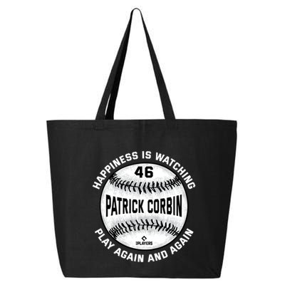Happiness Is Watching Patrick Corbin Baseball Player Meaningful Gift 25L Jumbo Tote