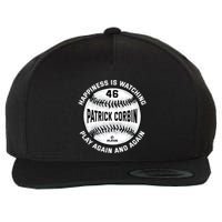 Happiness Is Watching Patrick Corbin Baseball Player Meaningful Gift Wool Snapback Cap