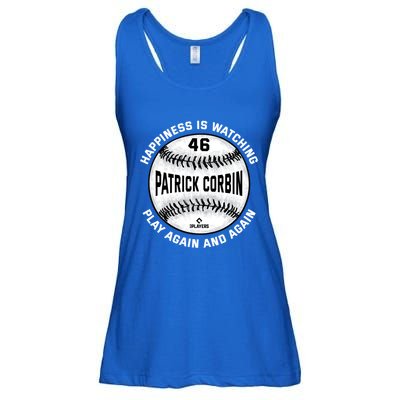 Happiness Is Watching Patrick Corbin Baseball Player Meaningful Gift Ladies Essential Flowy Tank