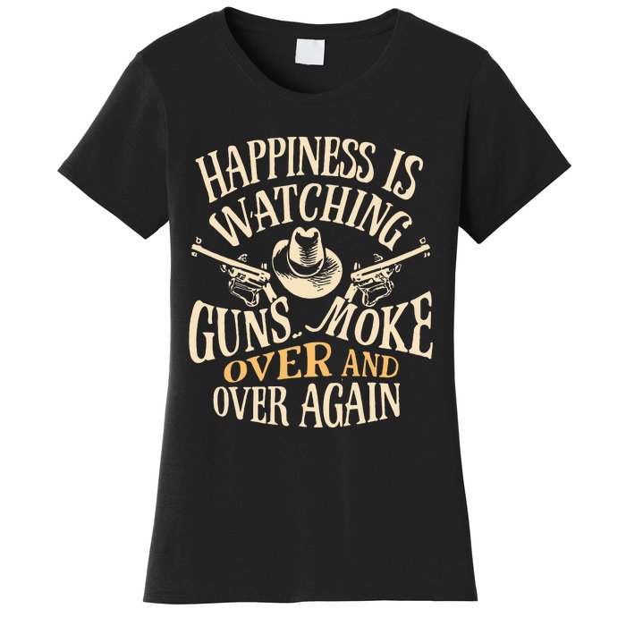 Happiness Is Watching Gunsmoke  Women's T-Shirt