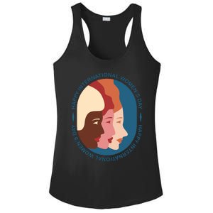 Happy International Womens Day Ladies PosiCharge Competitor Racerback Tank