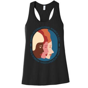 Happy International Womens Day Women's Racerback Tank