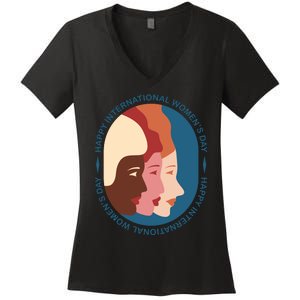 Happy International Womens Day Women's V-Neck T-Shirt