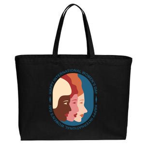 Happy International Womens Day Cotton Canvas Jumbo Tote