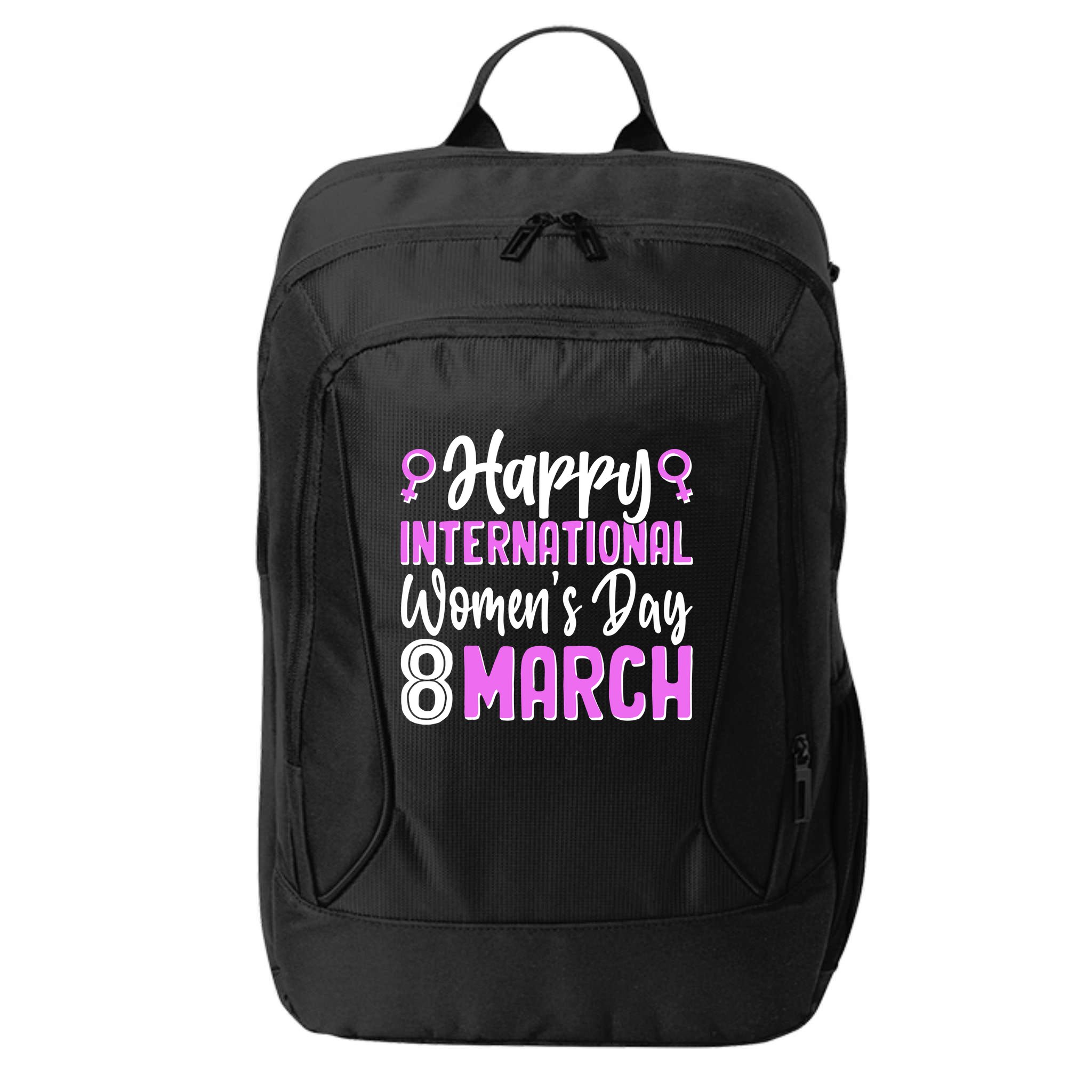 Happy International Womens Day March 8 City Backpack