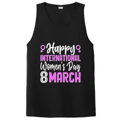 Happy International Womens Day March 8 PosiCharge Competitor Tank