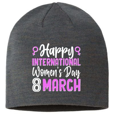 Happy International Womens Day March 8 Sustainable Beanie