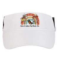 Home Is Where My Plants Are. Funny Distressed Gardening Adult Drive Performance Visor