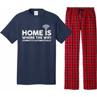 HOME IS WHERE THE WIFI FUNNY Pajama Set