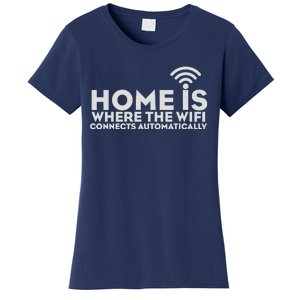 HOME IS WHERE THE WIFI Women's T-Shirt