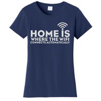 HOME IS WHERE THE WIFI Women's T-Shirt