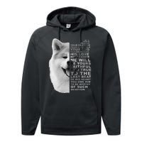 He Is Your Friend Your Partner Your Dog Akita Inu Performance Fleece Hoodie