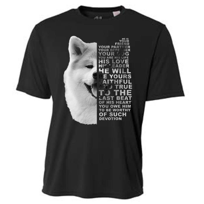 He Is Your Friend Your Partner Your Dog Akita Inu Cooling Performance Crew T-Shirt