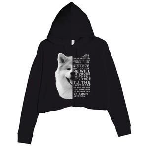 He Is Your Friend Your Partner Your Dog Akita Inu Crop Fleece Hoodie