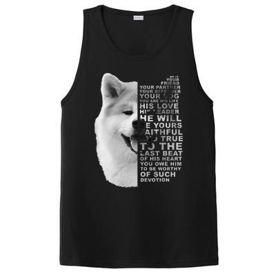 He Is Your Friend Your Partner Your Dog Akita Inu PosiCharge Competitor Tank