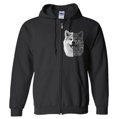 He Is Your Friend Your Partner Your Dog Akita Inu Full Zip Hoodie