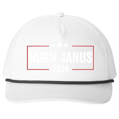 Hugh Janus 24 For President Funny Election Snapback Five-Panel Rope Hat