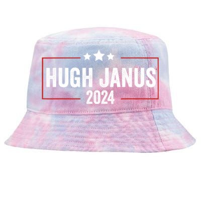 Hugh Janus 24 For President Funny Election Tie-Dyed Bucket Hat