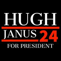Hugh Janus 24 For President Funny 2024 Election City Backpack