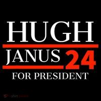 Hugh Janus 24 For President Funny 2024 Election Impact Tech Backpack