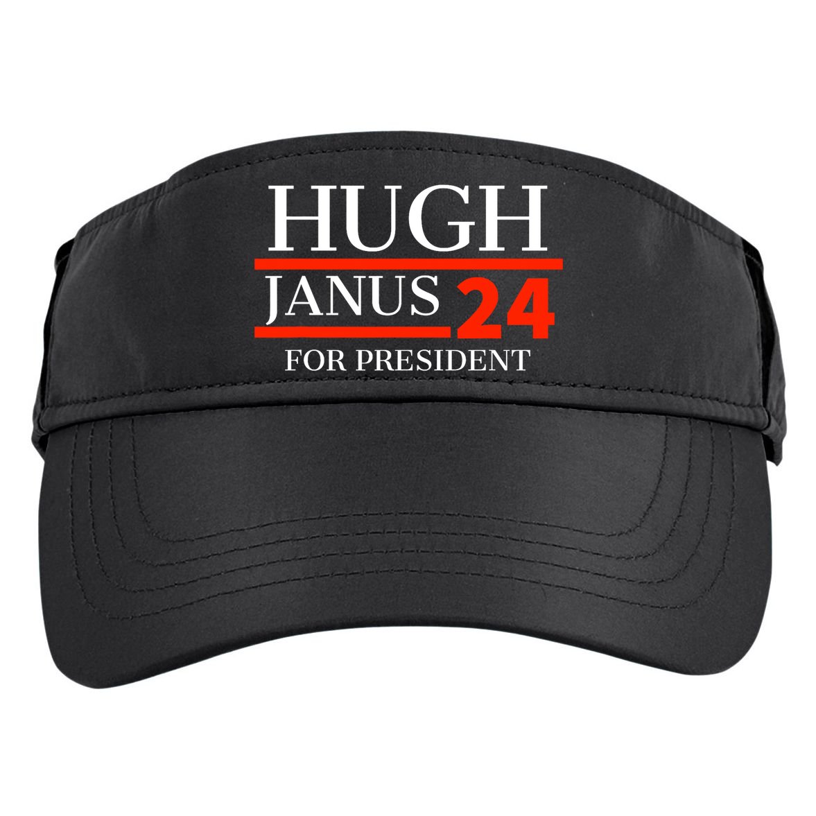 Hugh Janus 24 For President Funny 2024 Election Adult Drive Performance Visor