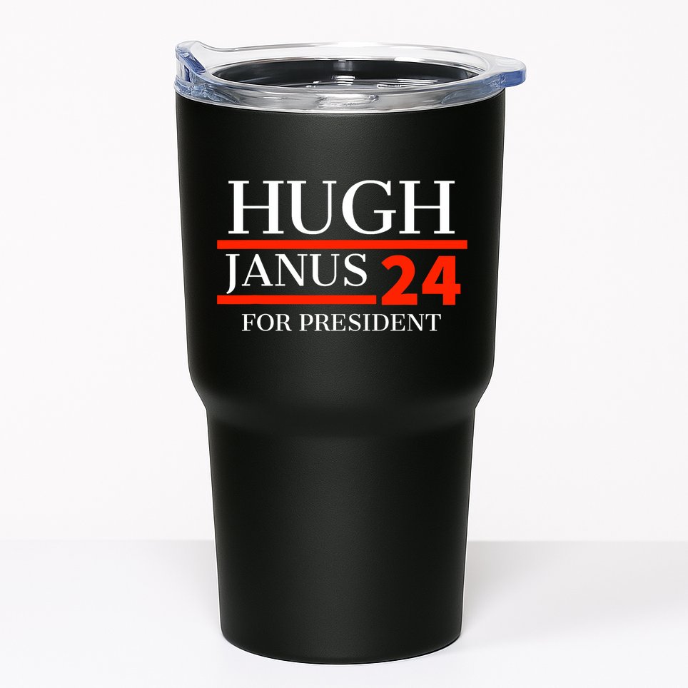 Hugh Janus 24 For President Funny 2024 Election Tumbler