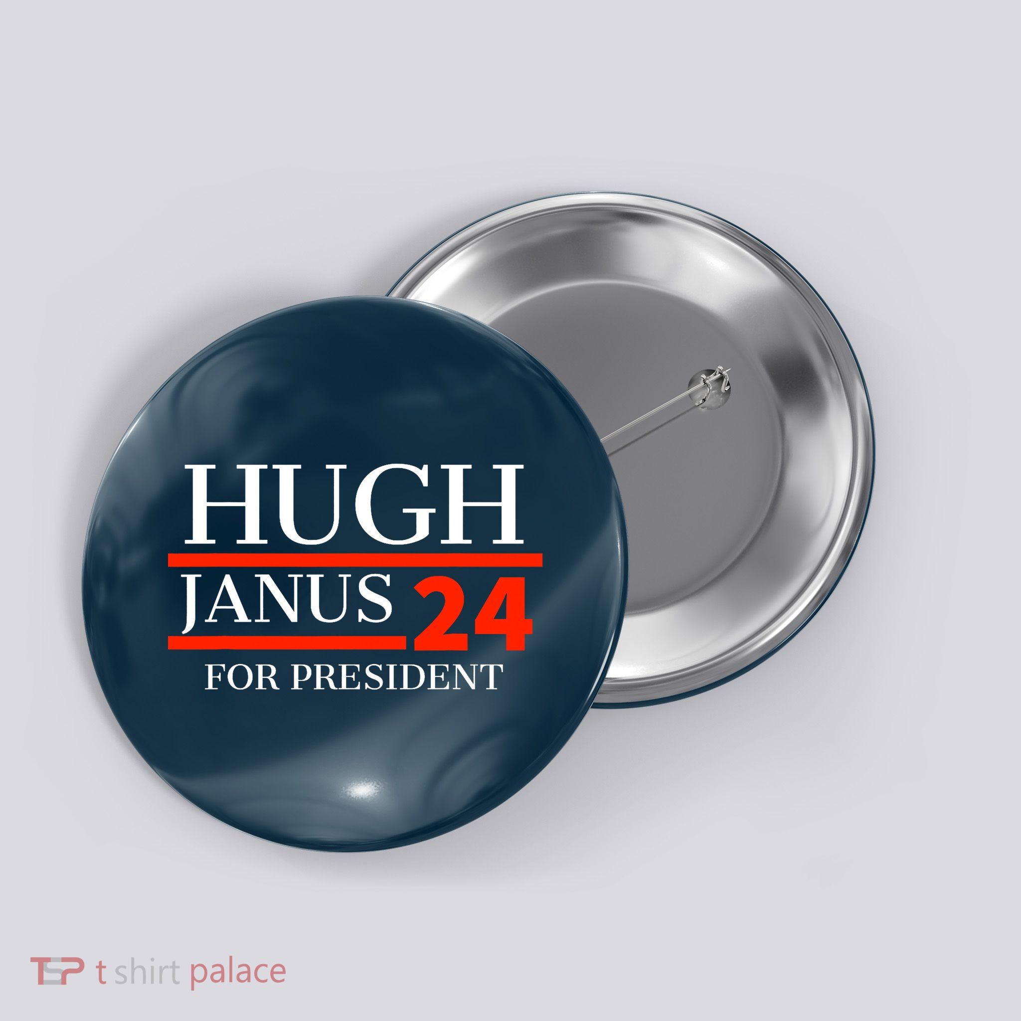 Hugh Janus 24 For President Funny 2024 Election Button