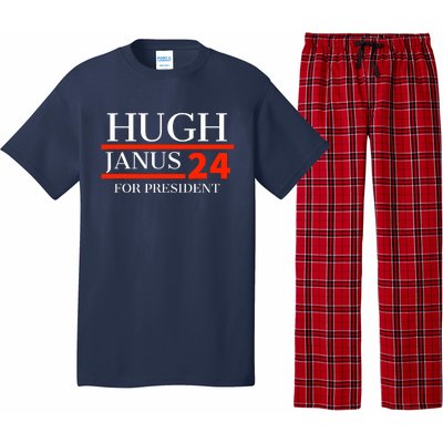 Hugh Janus 24 For President Funny 2024 Election Pajama Set