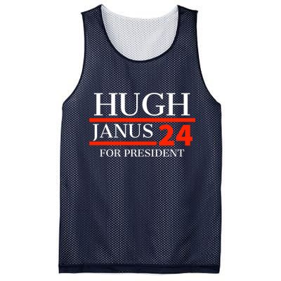 Hugh Janus 24 For President Funny 2024 Election Mesh Reversible Basketball Jersey Tank