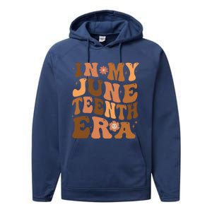 Happy Junenth 2024 In My Junenth Era Independence Day Gift Performance Fleece Hoodie