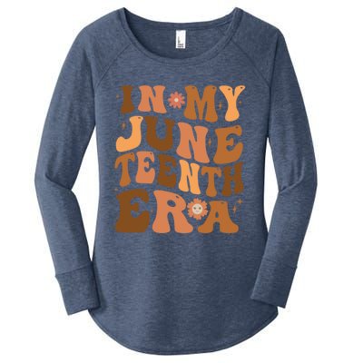 Happy Junenth 2024 In My Junenth Era Independence Day Gift Women's Perfect Tri Tunic Long Sleeve Shirt