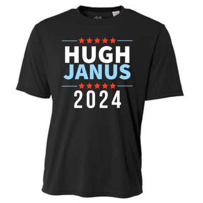 Hugh Janus 24 For President Funny 2024 Election Cooling Performance Crew T-Shirt