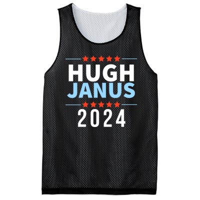 Hugh Janus 24 For President Funny 2024 Election Mesh Reversible Basketball Jersey Tank