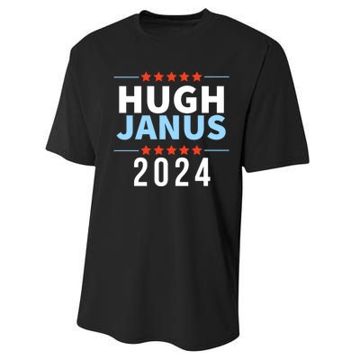 Hugh Janus 24 For President Funny 2024 Election Performance Sprint T-Shirt