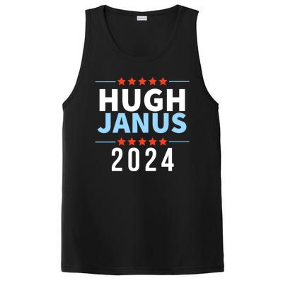 Hugh Janus 24 For President Funny 2024 Election PosiCharge Competitor Tank