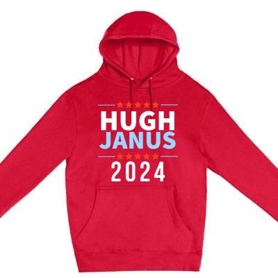 Hugh Janus 24 For President Funny 2024 Election Premium Pullover Hoodie