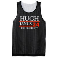 Hugh Janus 24 For President Funny 2024 Election Mesh Reversible Basketball Jersey Tank