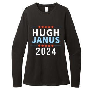 Hugh Janus 24 For President Funny 2024 Election Womens CVC Long Sleeve Shirt