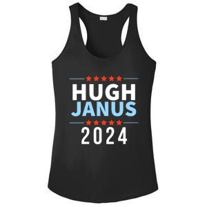 Hugh Janus 24 For President Funny 2024 Election Ladies PosiCharge Competitor Racerback Tank