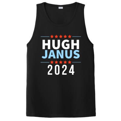 Hugh Janus 24 For President Funny 2024 Election PosiCharge Competitor Tank