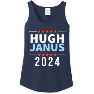 Hugh Janus 24 For President Funny 2024 Election Ladies Essential Tank