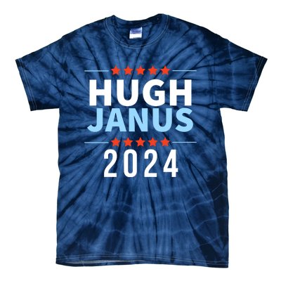 Hugh Janus 24 For President Funny 2024 Election Tie-Dye T-Shirt