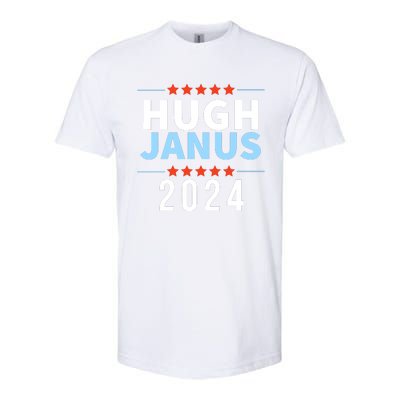 Hugh Janus 24 For President Funny 2024 Election Softstyle CVC T-Shirt